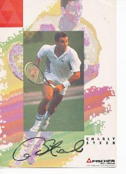 Charly Steeb  Tennis  Autogrammkarte  original signiert 