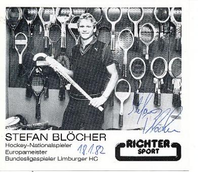 Stefan Blöcher  Hockey  Autogrammkarte  original signiert 