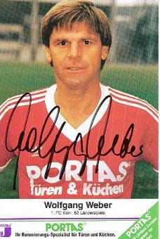 Wolfgang Weber  Portas  Fußball Autogrammkarte original signiert 
