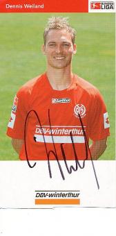 Dennis Weiland  FSV Mainz 05  Fußball  Autogrammkarte original signiert 