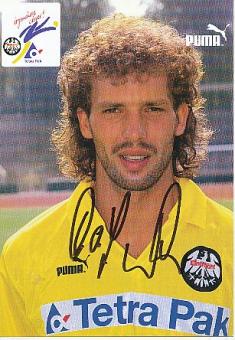 Ralf Weber  Eintracht Frankfurt   Fußball  Autogrammkarte original signiert 