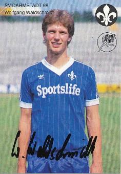 Wolfgang Waldschmidt  Darmstadt 98  Fußball Autogrammkarte original signiert 