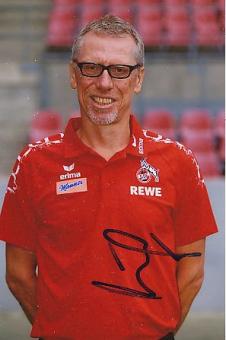 Peter Stöger  FC Köln  Fußball Autogramm Foto original signiert 