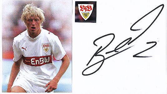 Andreas Beck  VFB Stuttgart  Fußball Autogramm Karte  original signiert 