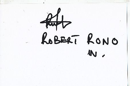 Robert Rono   Leichtathletik  Autogramm Karte  original signiert 