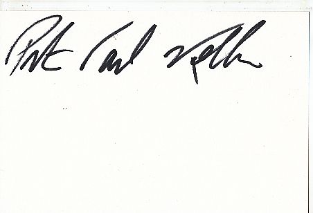 Peter Michael Kolbe  Rudern  Autogramm Karte  original signiert 