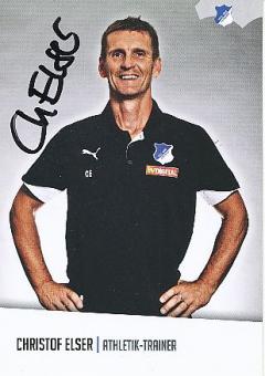 Christof Elser   2010/2011  TSG 1899 Hoffenheim  Fußball  Autogrammkarte original signiert 