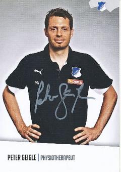 Peter Geigle  2010/2011  TSG 1899 Hoffenheim  Fußball  Autogrammkarte original signiert 