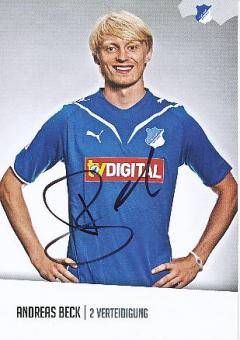Andreas Beck  2010/2011  TSG 1899 Hoffenheim  Fußball  Autogrammkarte original signiert 