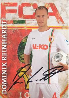 Dominik Reinhardt  2013/2014  FC Augsburg  Fußball  Autogrammkarte original signiert 