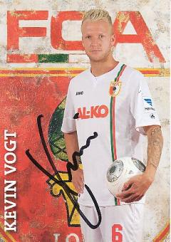 Kevin Vogt  2013/2014  FC Augsburg  Fußball  Autogrammkarte original signiert 