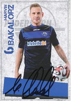 Marvin Bakalorz  2014/2015  SC Paderborn  Fußball  Autogrammkarte original signiert 