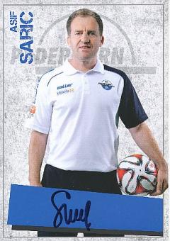 Asif Saric  2014/2015  SC Paderborn  Fußball  Autogrammkarte original signiert 