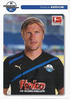 Markus Krösche  2011/2012  SC Paderborn  Fußball  Autogrammkarte original signiert 
