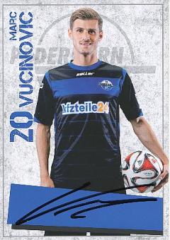 Marc Vucinovic  2014/2015  SC Paderborn  Fußball  Autogrammkarte original signiert 