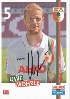 Uwe Möhrle  2011/2012  FC Augsburg  Fußball  Autogrammkarte original signiert 