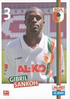 Gibril Sankoh  2011/2012  FC Augsburg  Fußball  Autogrammkarte original signiert 