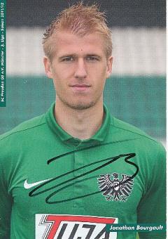 Jonathan Bourgault   2007/2008  SC Preußen Münster  Fußball  Autogrammkarte original signiert 