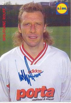 Wolfgang Rolff   1995/1996  SC Fortuna Köln  Fußball  Autogrammkarte original signiert 