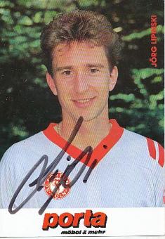 Jörg Lipinski   1994/1995  SC Fortuna Köln  Fußball  Autogrammkarte original signiert 