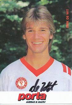 Dirk De Wit   1994/1995  SC Fortuna Köln  Fußball  Autogrammkarte original signiert 