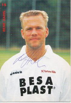 Rene Hahn  1996/1997  SC Fortuna Köln  Fußball  Autogrammkarte original signiert 