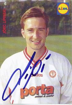 Jörg Lipinski  1995/1996  SC Fortuna Köln  Fußball  Autogrammkarte original signiert 