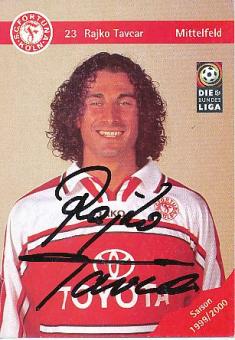 Rajko Tavcar  1999/2000  SC Fortuna Köln  Fußball  Autogrammkarte original signiert 
