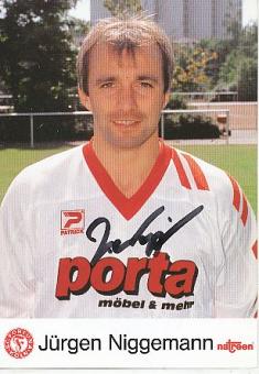 Jürgen Niggemann  1993/1994  SC Fortuna Köln  Fußball  Autogrammkarte original signiert 