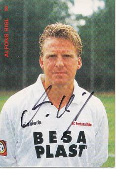 Alfons Higl  1996/1997  SC Fortuna Köln  Fußball  Autogrammkarte original signiert 
