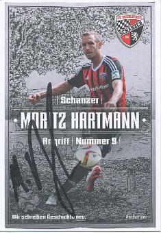 Moritz Hartmann  2015/2016  FC Ingolstadt  Fußball  Autogrammkarte original signiert 