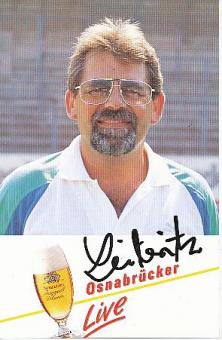Klaus Leiteritz  1987/1988  VFL Osnabrück  Fußball  Autogrammkarte original signiert 