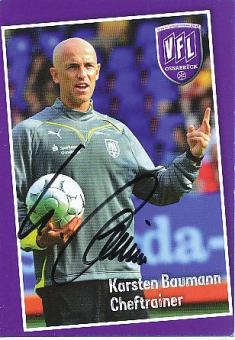 Karsten Baumann  2009/2010  VFL Osnabrück  Fußball  Autogrammkarte original signiert 