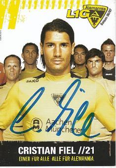 Cristian Fiel   2006/2007  Alemannia Aachen  Fußball  Autogrammkarte original signiert 