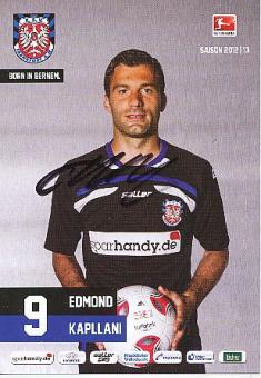 Edmond Kapllani  2012/2013  FSV Frankfurt Fußball  Autogrammkarte original signiert 