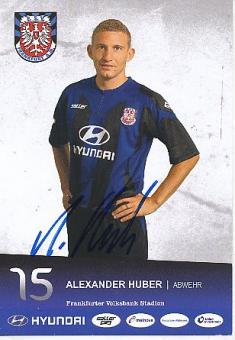 Alexander Huber   2011/2012  FSV Frankfurt Fußball  Autogrammkarte original signiert 