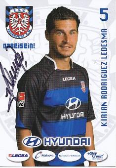 Kirian Rodriguez Ledesma   2009/2010  FSV Frankfurt Fußball  Autogrammkarte original signiert 