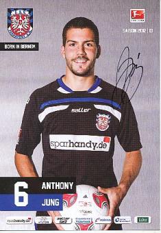 Anthony Jung  2012/2013  FSV Frankfurt Fußball  Autogrammkarte original signiert 