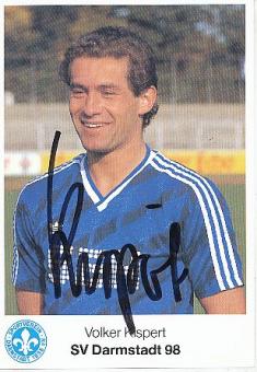 Volker Kispert  1987/1988  SV Darmstadt 98  Fußball  Autogrammkarte original signiert 
