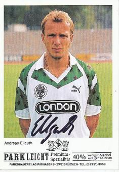 Andreas Ellguth  FC Homburg  Fußball  Autogrammkarte original signiert 