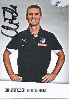 Christof Elser  2010/2011  TSG 1899 Hoffenheim  Fußball  Autogrammkarte original signiert 