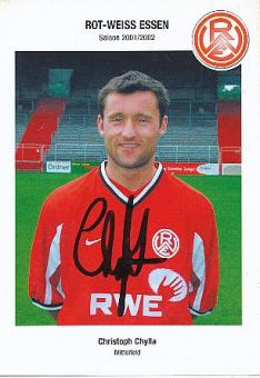 Christoph Chylla   2001/2002  Rot Weiß Essen  Fußball  Autogrammkarte original signiert 