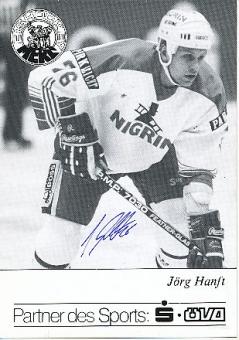 Jörg Hanft    Mannheimer ERC  Eishockey  Autogrammkarte original signiert 
