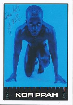 Kofi Prah  Leichtathletik  Autogrammkarte  original signiert 