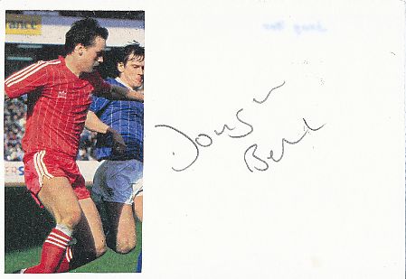 Doug Bell  Schottland  Fußball Autogramm Karte  original signiert 
