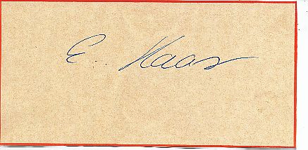 Erwin Haas  Rudern  Autogramm Blatt  original signiert 