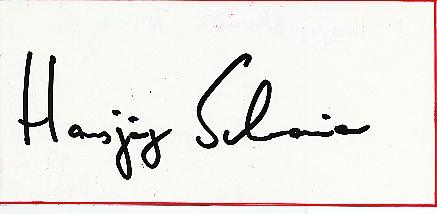 Hansjörg Schwaier  Tennis  Autogramm Blatt  original signiert 