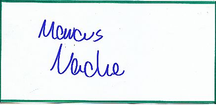 Markus Naewie  Tennis  Autogramm Blatt  original signiert 