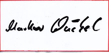 Markus Wuckel  DDR Nationalspieler  Fußball Autogramm Blatt  original signiert 