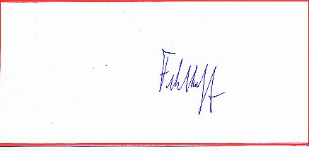 Ulrich Feldhoff  Rudern  Autogramm Blatt  original signiert 